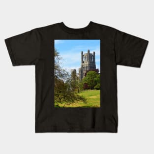 Ely Cathedral, Cambridgeshire, United Kingdom Kids T-Shirt